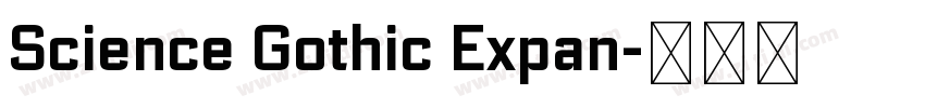 Science Gothic Expan字体转换 Science Gothic Expan字体转换